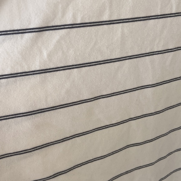 Champion Small Logo Striped T-Shirt in White - Picture 5 of 6